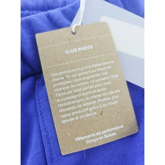 On Cloud Womens Club Pants Size Small S NWT $100 Iris Purple Relaxed Fit - Picture 7 of 10